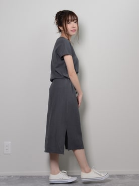 「shopnikoniko」｜「アイテム（ワンピース/ドレス）」を使った、ショップにこにこ（shopnikoniko）さん（レディース・160cm）の春コーディネート