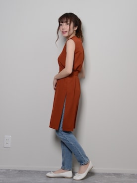 「shopnikoniko」｜「アイテム（パンプス）」を使った、ショップにこにこ（shopnikoniko）さん（レディース・160cm）の春コーディネート