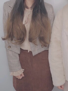 「Twinkle;pm（トゥインクルピーエム）のアイテム」を使った、ｾ    ﾂさん（レディース・153cm）の冬コーディネート