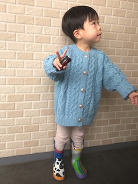 「next（next）のアイテム（シューズ）」を使った、kaiii998さん（キッズ・90cm）の冬コーディネート