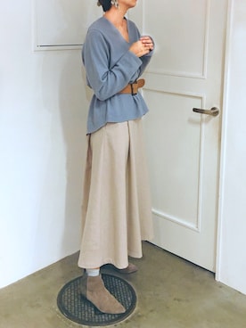 「enchanted（エンチャンテッド）のアイテム」を使った、Rieko  さん（レディース・161cm）の冬コーディネート