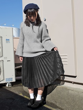 ちひろさん（レディース・154cm）の冬コーディネート