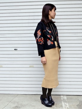 ちひろさん（レディース・154cm）の冬コーディネート