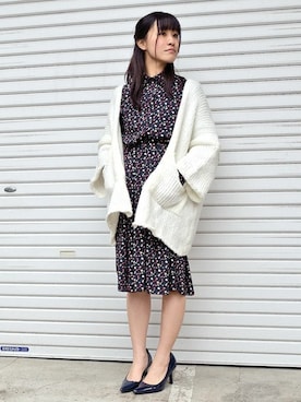 「ＡＮＤＪ（アンドジェイ）のアイテム」を使った、ちひろさん（レディース・154cm）の春コーディネート