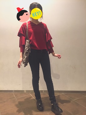 おえりさん（レディース・161cm）の冬コーディネート