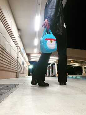 「RANDOM IDENTITIES（ランダムアイデンティティーズ）のアイテム（シューズ）」を使った、yandy_warholさん（メンズ・168cm）の秋コーディネート