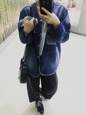 「rag & bone（ラグアンドボーン）のアイテム（ジャケット/アウター）」を使った、Trinityさん（レディース・162cm）の秋コーディネート