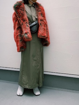 「DRIES VAN NOTEN（ドリスヴァンノッテン）のアイテム（ジャケット/アウター）」を使った、ソーさん（レディース・150cm）の冬コーディネート