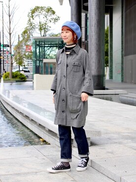 「arth」｜「アイテム（ジャケット/アウター）」を使った、たけむさん（レディース・158cm）の秋コーディネート