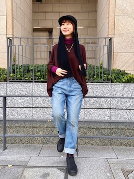 「arth」｜たけむさん（レディース・158cm）の冬コーディネート