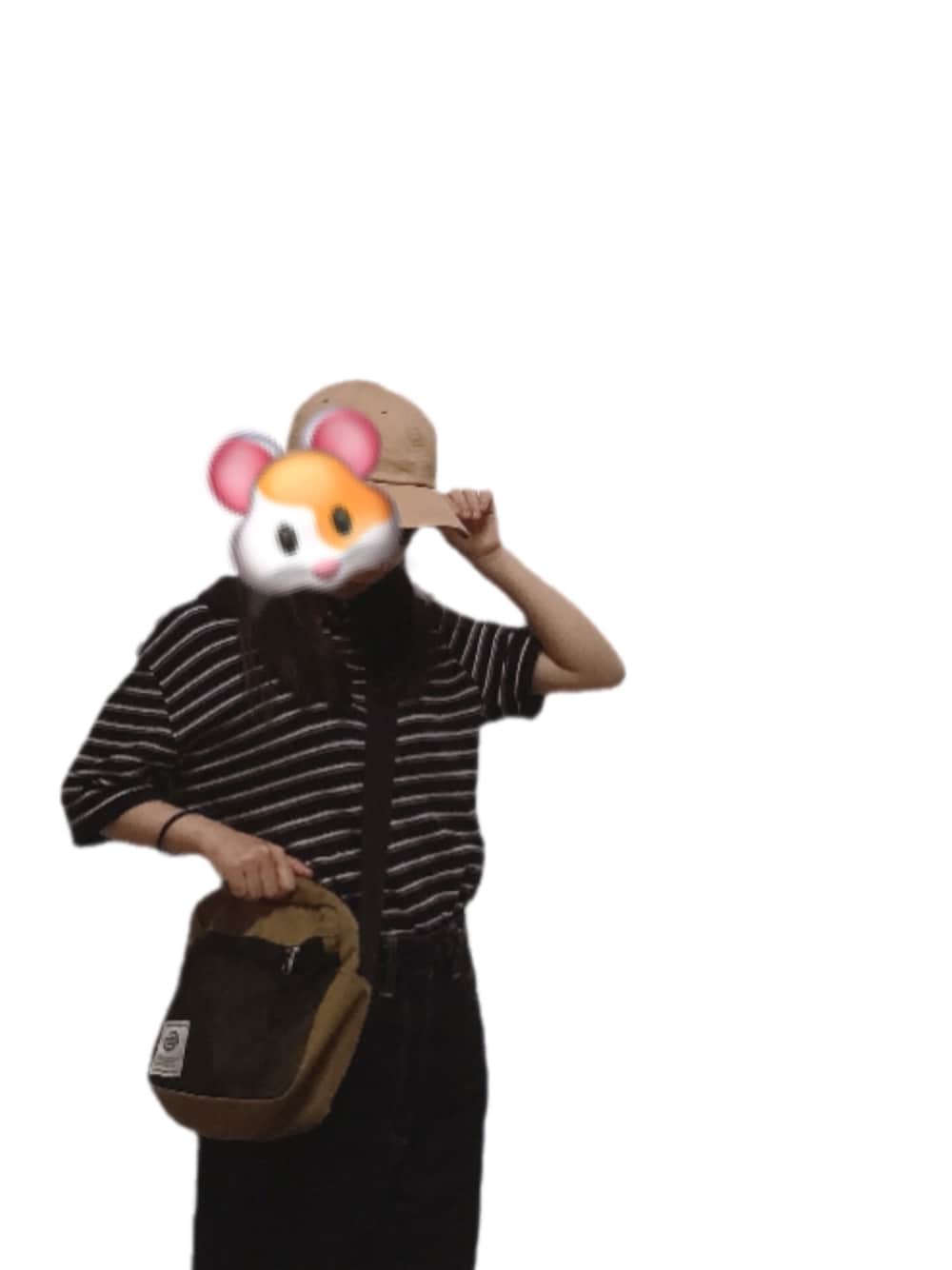 「ポロシャツ、ボーイッシュコーデ、ボーイッシュ、GU」｜「GUのアイテム（デニムパンツ、ブルー系）」を使った、sakiさん（レディース・147cm）の夏コーディネートの1枚目の写真