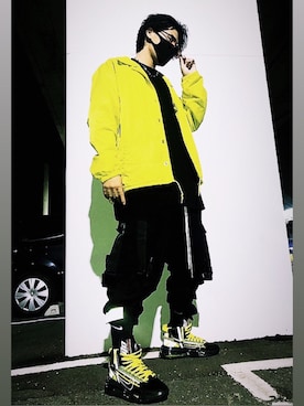 「BLACKTAILOR（ブラックテイラー）のアイテム」を使った、まささん（メンズ・175cm）の春コーディネート