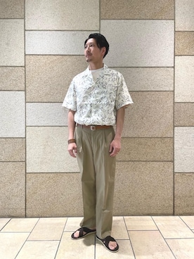 「ITTI（イッチ）のアイテム（アクセサリー）」を使った、SHOHEI NAKAZUMIさん（メンズ・178cm）の春コーディネート