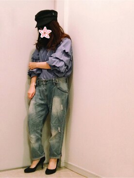 「バルーンスリーブ」｜ne-neさん（レディース・150cm）の春コーディネート