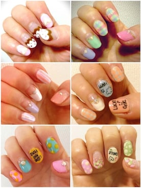 「ネイル 手描き」｜ne-neさん（レディース・150cm）の春コーディネート