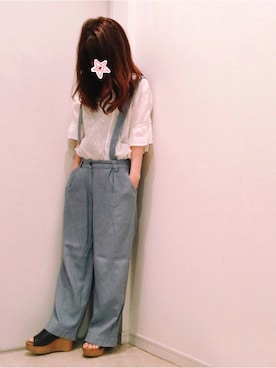 「after all（アフターオール）のアイテム」を使った、ne-neさん（レディース・150cm）の春コーディネート