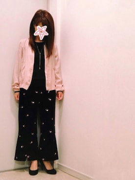 「CUBE SUGAR（キューブシュガー）のアイテム（アクセサリー）」を使った、ne-neさん（レディース・150cm）の秋コーディネート