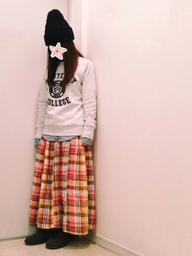 ne-neさん（レディース・150cm）の冬コーディネート