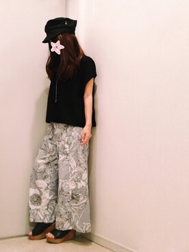 「CUBE SUGAR（キューブシュガー）のアイテム（アクセサリー）」を使った、ne-neさん（レディース・150cm）の夏コーディネート