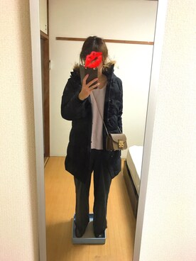 えもさん（レディース・165cm）の冬コーディネート