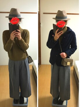 えもさん（レディース・165cm）の冬コーディネート