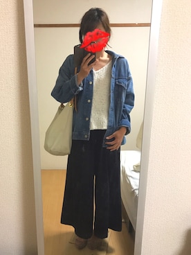 えもさん（レディース・165cm）の春コーディネート