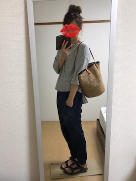 えもさん（レディース・165cm）の春コーディネート