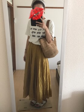 えもさん（レディース・165cm）の夏コーディネート