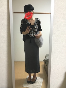 えもさん（レディース・165cm）の秋コーディネート