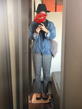 えもさん（レディース・165cm）の秋コーディネート