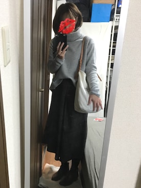 えもさん（レディース・165cm）の冬コーディネート