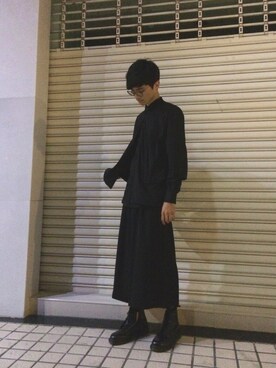 「TRAN泉（トラン）のアイテム（ジャケット/アウター）」を使った、Jingさん（メンズ・173cm）の春コーディネート