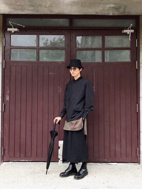 「TRAN泉（トラン）のアイテム（ジャケット/アウター）」を使った、Jingさん（メンズ・173cm）の春コーディネート