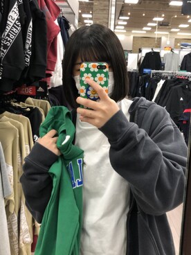 「WIGGLE WIGGLE（ウィグルウィグル）のアイテム（PC・スマホグッズ/家電）」を使った、aoiさん（レディース・153cm）の冬コーディネート