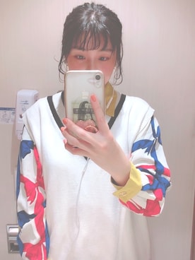 「Lattice（Lattice）のアイテム（PC・スマホグッズ/家電）」を使った、rikateeさん（レディース・153cm）の冬コーディネート