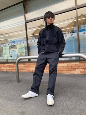 「WAIPER.inc（ワイパーインク）のアイテム（ブルゾン）」を使った、takutakuさん（メンズ・175cm）の冬コーディネート