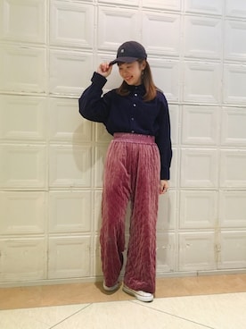 「RBS」｜「アイテム（帽子）」を使った、takita mikiさん（レディース・154cm）の冬コーディネート