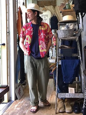 「ヴィンテージスタイル」｜jeladoさん（メンズ・174cm）の夏コーディネート