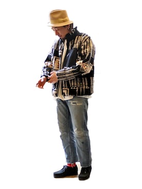 「PENDLETON（ペンドルトン）のアイテム（その他アウター）」を使った、jeladoさん（メンズ・174cm）の秋コーディネート