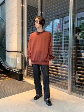 「BLANC..（ブラン）のアイテム」を使った、hashimotoryomaさん（メンズ・170cm）の夏コーディネート