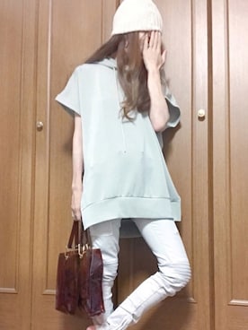 「clear（クリア）のアイテム（アクセサリー）」を使った、A☆Fさん（レディース・153cm）の夏コーディネート