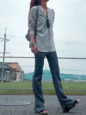 「URBAN RESEARCH（アーバンリサーチ）のアイテム（バングル/リストバンド）」を使った、A☆Fさん（レディース・153cm）の夏コーディネート