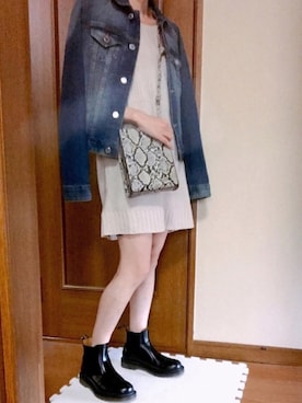 「NICE CLAUP（ナイスクラップ）のアイテム（ワンピース/ドレス）」を使った、A☆Fさん（レディース・153cm）の春コーディネート