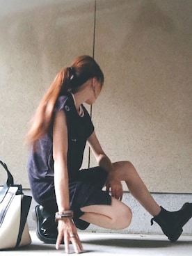 「Marc by Marc Jacobs（マークバイマークジェイコブス）のアイテム（ピアス（両耳用））」を使った、A☆Fさん（レディース・153cm）の夏コーディネート