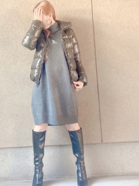 「clear（クリア）のアイテム（アクセサリー）」を使った、A☆Fさん（レディース・153cm）の冬コーディネート