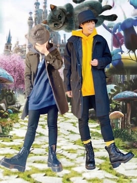 「Marc by Marc Jacobs（マークバイマークジェイコブス）のアイテム（ピアス（両耳用））」を使った、A☆Fさん（レディース・153cm）の冬コーディネート