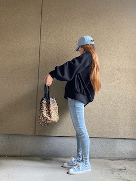「Factor=（ファクターイコール）のアイテム（バッグ）」を使った、A☆Fさん（レディース・153cm）の春コーディネート