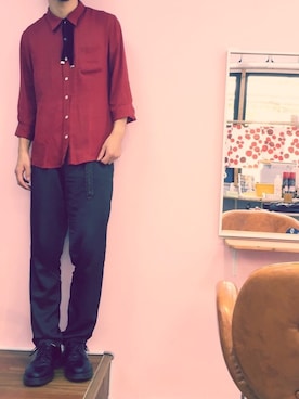 「Y's（ワイズ）のアイテム」を使った、鬼澤駿天【boucle】さん（メンズ・172cm）の秋コーディネート