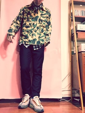 「American Apparel（アメリカンアパレル）のアイテム」を使った、鬼澤駿天【boucle】さん（メンズ・172cm）の春コーディネート