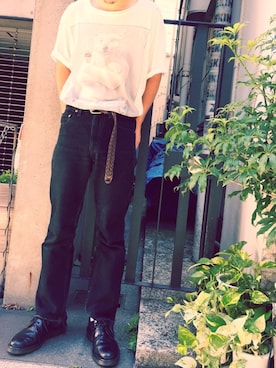 「Coca Cola（コカコーラ）のアイテム」を使った、鬼澤駿天【boucle】さん（メンズ・172cm）の夏コーディネート